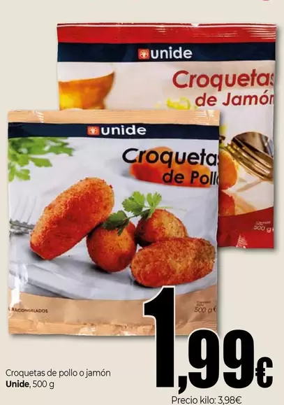 Unide - Croquetas De Pollo O Jamon