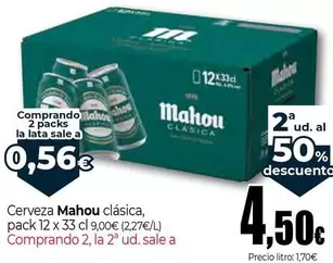 Mahou - Cerveza Clasica
