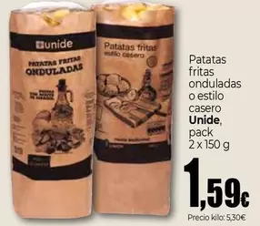 Unide - Patatas Fritas Onduladas O Estilo Casero