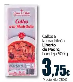Liberto De Pedro - Callos A La Madrileña