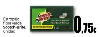 Scotch-Brite - Estropajo Fibra Verde