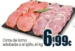 Cinta De Lomo Adobada O Al Ajillo