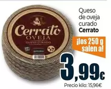 Cerrato - Queso De Oveja Curado