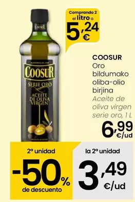 Coosur - Aceite De Oliva Virgen Serie Oro