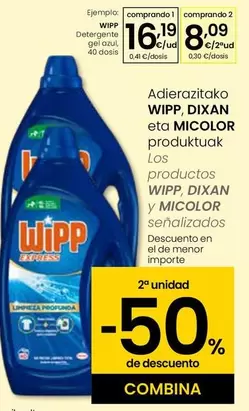 Wipp - Detergente Gel Azul