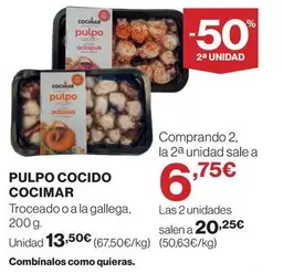 cocimar - Pulpo Cocido