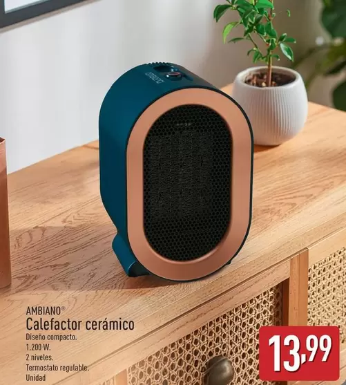 Ambiano - Calefactor Cerámico