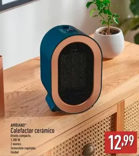 Ambiano - Calefactor Cerámico