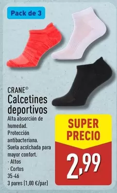 Crane - Calcetines Deportivos