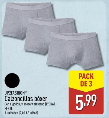 Up2fashion - Calzoncillos Boxer