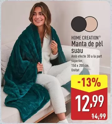 Home Creation - Manta De Pel Suau