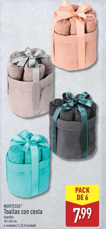 Novitesse - Toallas Con Cesta