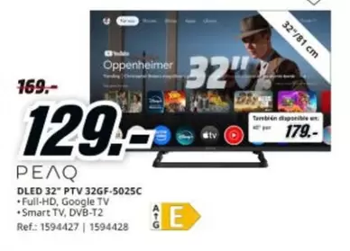 Google - Dled 32" Ptw 32gf-5025c