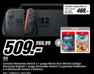 nintendo SWITCH - Consola + Juego Mario Kart World