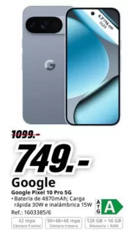 Google -  Pixel 19 Pro 5g