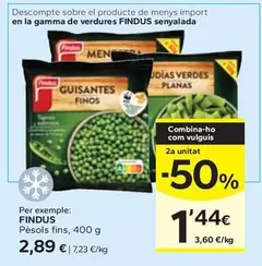 Findus - Pesols Fins