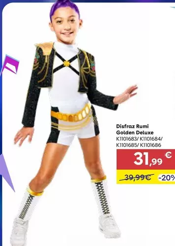Golden Deluxe - Disfraz Rumi