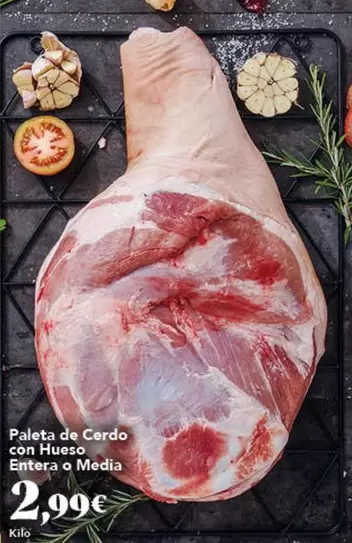 Paleta De Cerdo Con Hueso Entera O Media