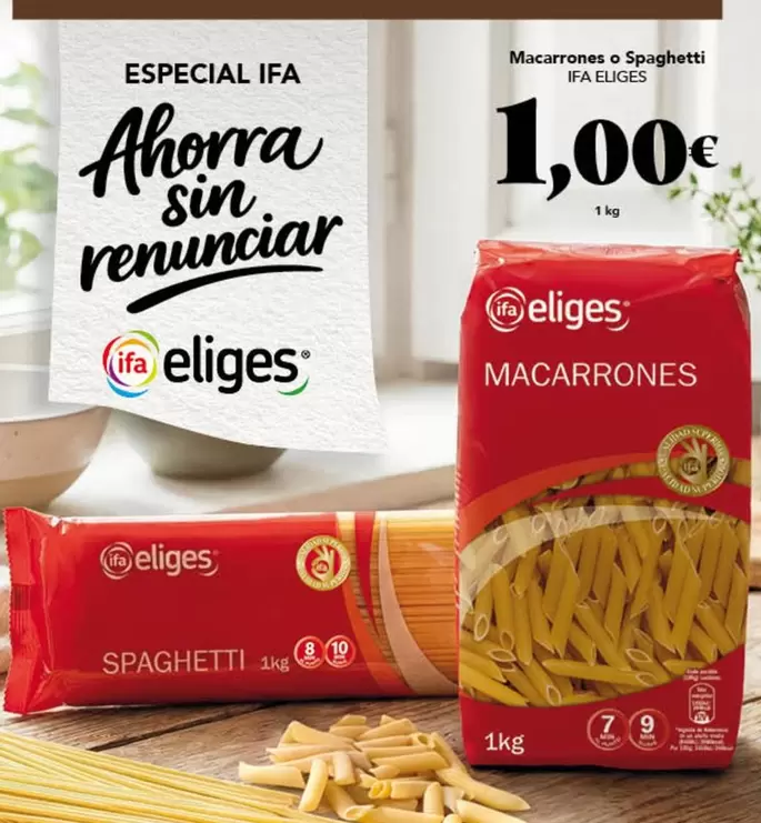 Ifa Eliges - Macarrones O Spaghetti