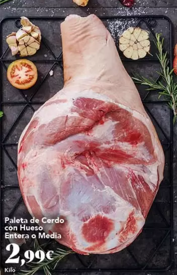 Paleta De Cerdo Con Hueso Entera O Media