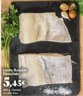 Lomo Bacalao Desalado
