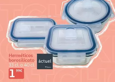 actuel - Hermeticos Borosilicato