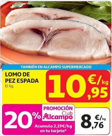 alcampo - Lomo De Pez Espada