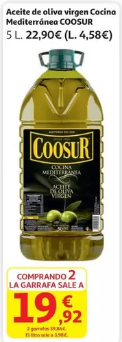 Coosur - Aceite De Oliva Virgen Cocina Mediterranea