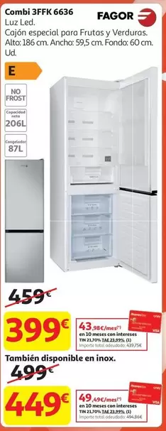 Fagor - Combi 3dff 6636