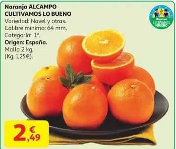 Alcampo - Naranja Cultivamos Lo Bueno