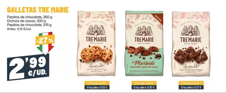Tre Marie - Galletas