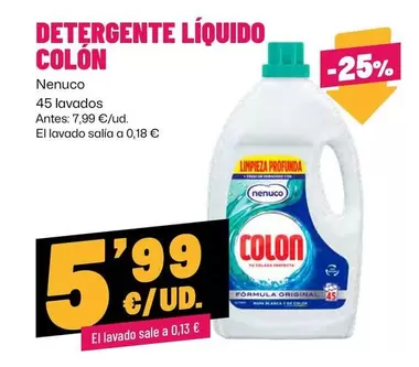 Colon - Detergente Líquido