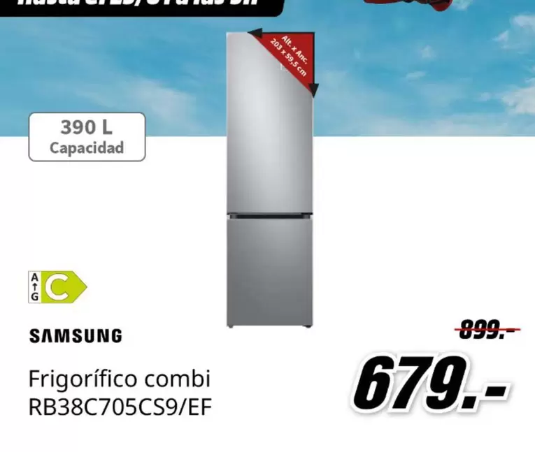 Samsung - Frigorifico Combi Rb38c705cs9/ef