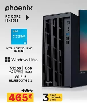 Phoenix - Pc Core I3-8512