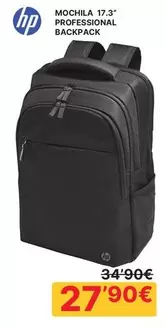HP - Mochila 17,3" Professional Backpack