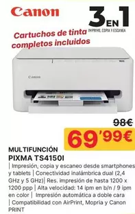 Canon - Multifuncion Pixma Ts415oi