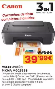 Canon - Multifuncion Pixma Mg2556s
