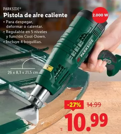 Parkside - Pistola De Aire Caliente