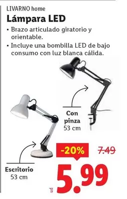 Livarno Home - Lámpara Led