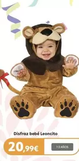 Disfraz Bebé Leoncito