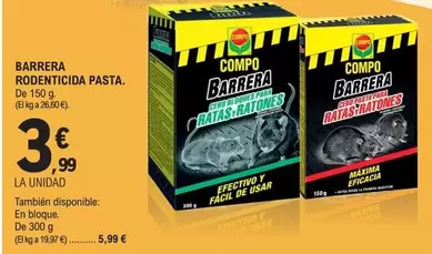 Compo - Barrera Rodenicida Pasta