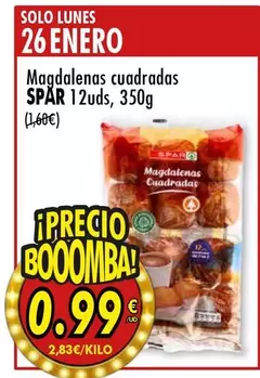 Spar - Magdalenas Cuadradas
