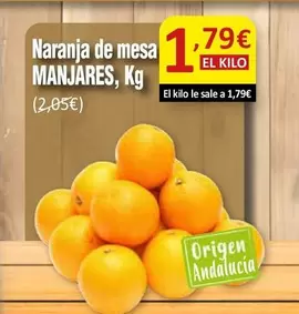 Manjares - Naranja De Mesa