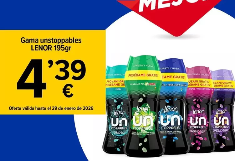 lenor - Gama Unstoppables