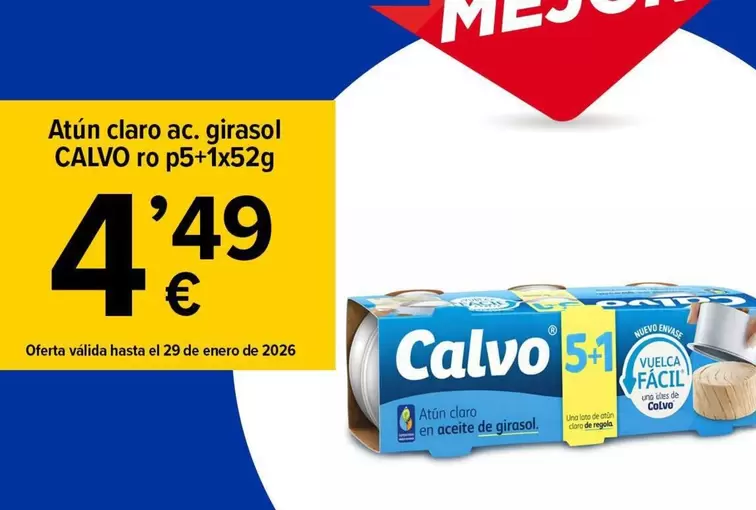 Calvo - Atun Claro Ac. Girasol Ro P5-1