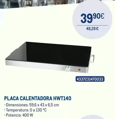 Placa Calentadora Hwt140
