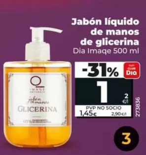 Dia Imaqe - Jabón Líquido De Manos De Glicerina 500 Ml