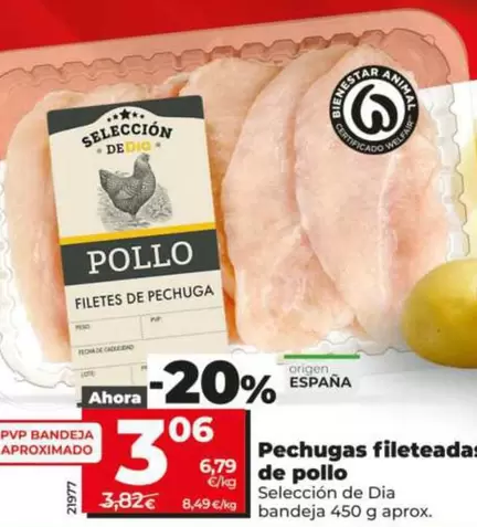 Seleccion De Dia - Pechugas Fileteadas De Pollo