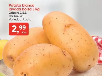 Patata Blanca Lavada