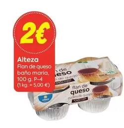 Alteza - Flan De Queso Bano Maria